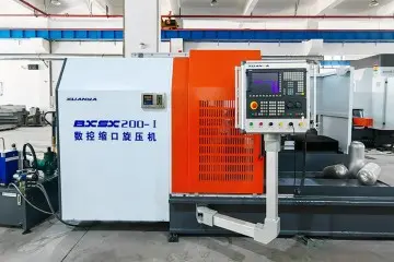 CNC Metal Tube End Thinning Heat Spinning Lathe Machine For Cookware Kitchen Pot